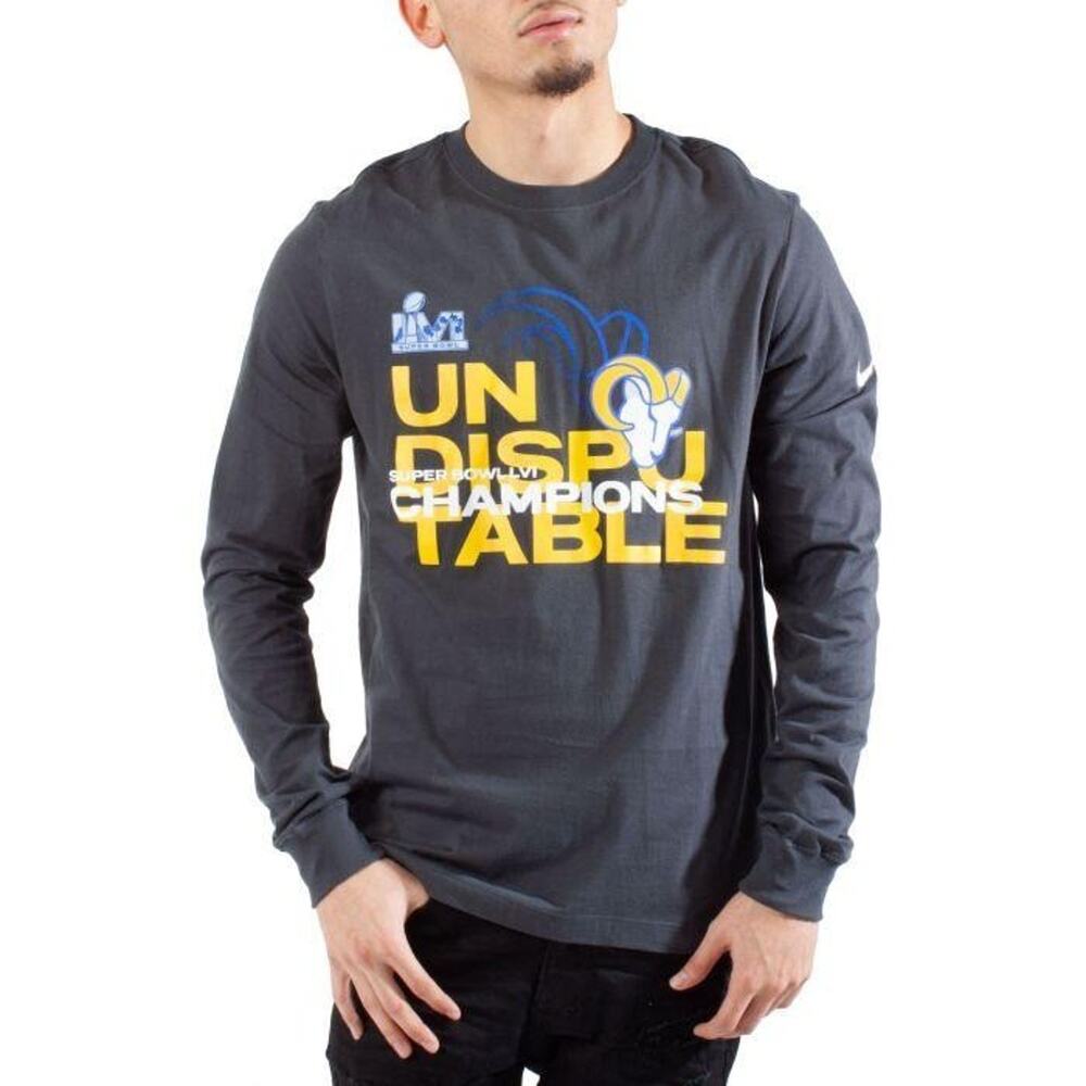 Nike Los Angeles Rams Super Bowl LVI Champions Long Sleeve T-Shirt L NWT